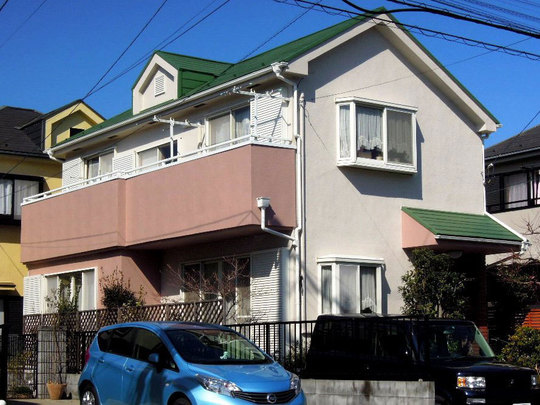 三鷹市木造一戸建ての塗装リフォーム事例｜カラープラン