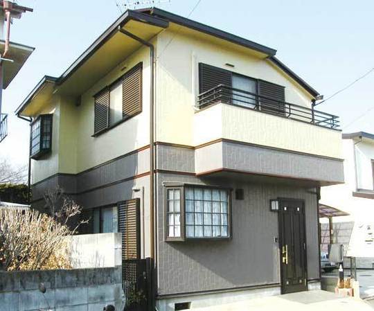 世田谷区軽量鉄骨住宅一戸建て外壁屋根塗装 ツートーンカラーでおしゃれな外観に